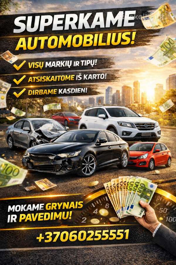 Brangus automobilių supirkimas!
