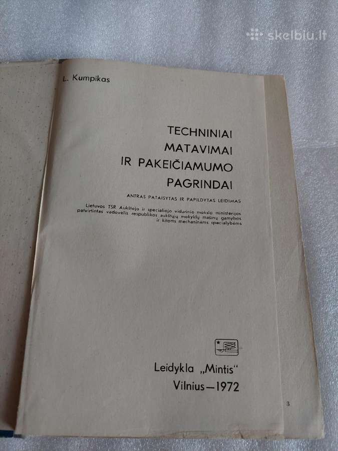 Techniniai matavimai ir pakeičiamumo pagrindai - nuotraukos Nr. 2