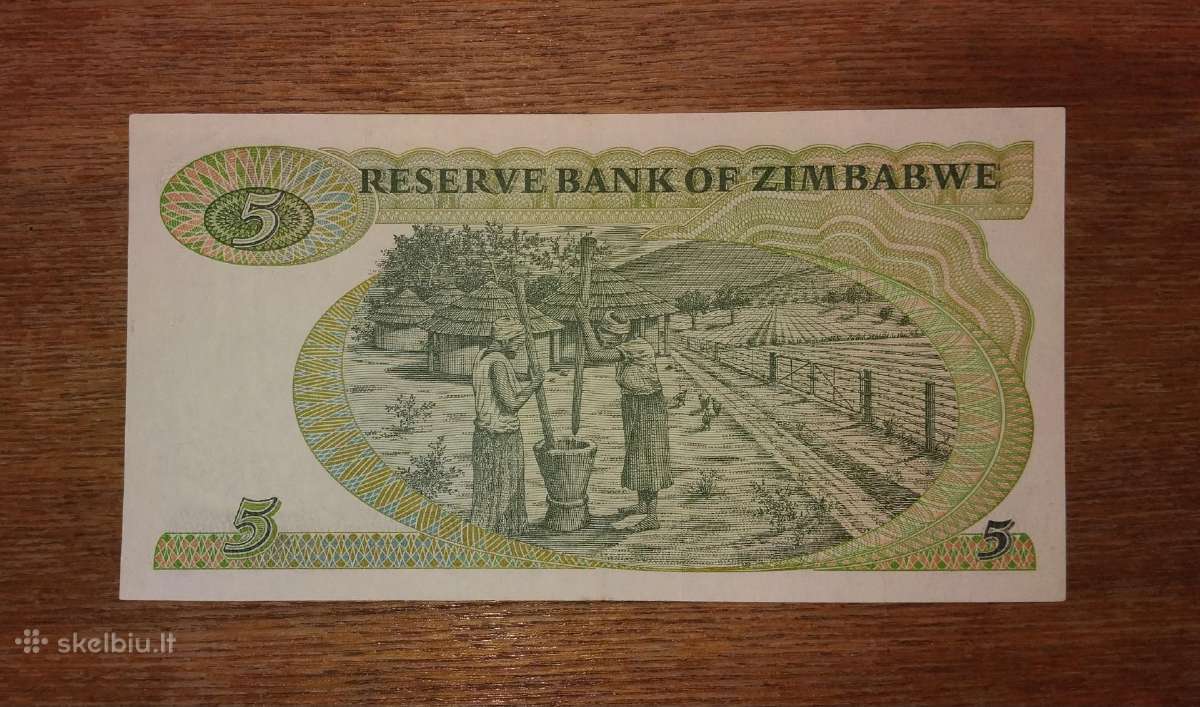 Zimbabvės 5 $ banknotas - nuotraukos Nr. 2