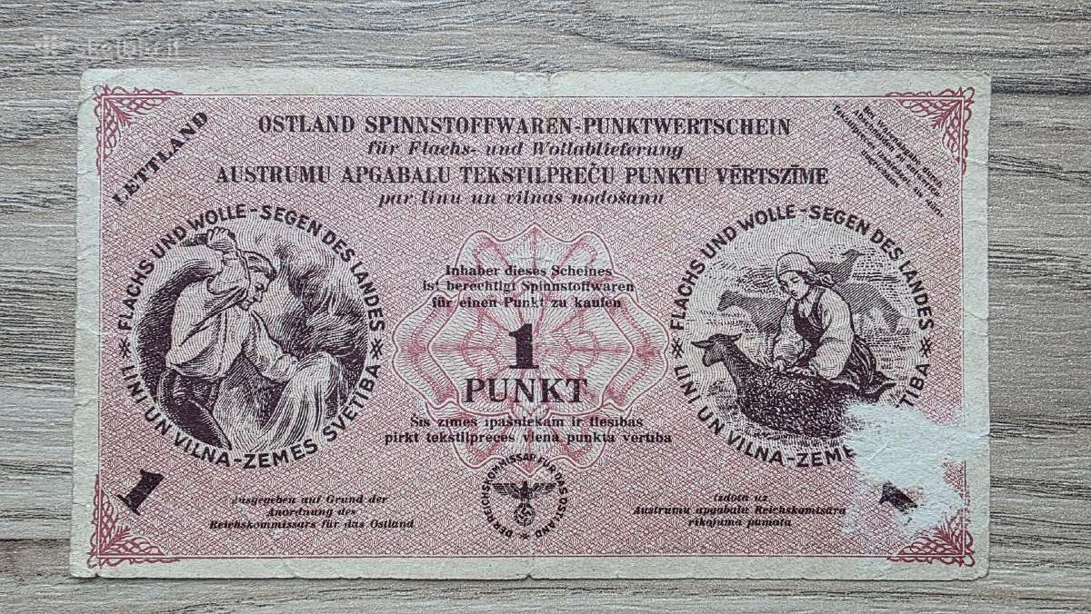 1945 metų verpalų 1 punktas