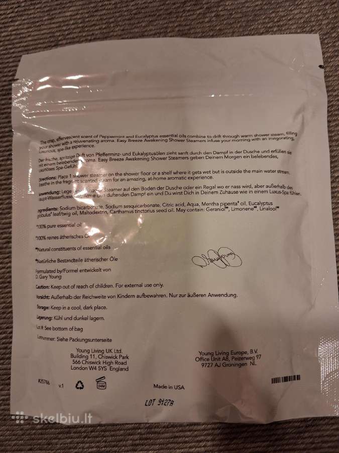 Young living dušo tabletės - nuotraukos Nr. 2
