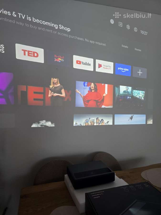 Projektorius Xiaomi Mi 150 4k Uhd Projector - nuotraukos Nr. 3