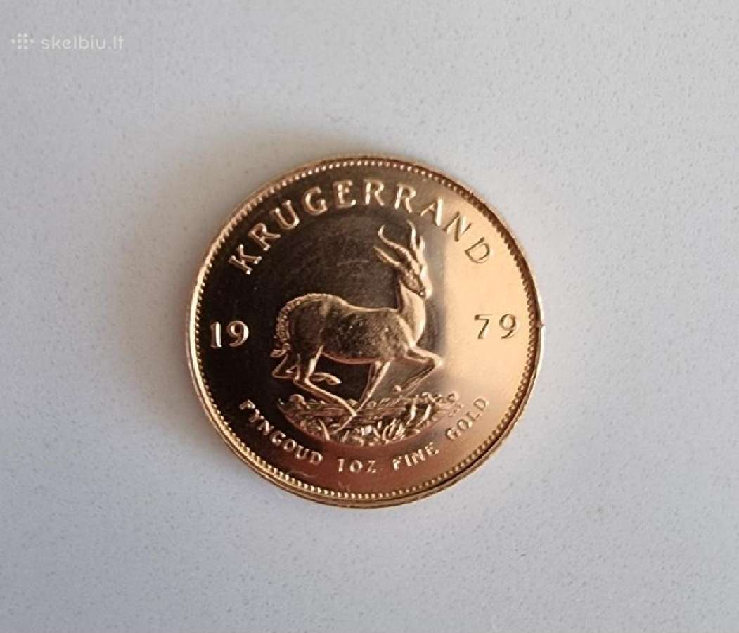 1 oz Krugerrand Pietų Afrika auksinė moneta