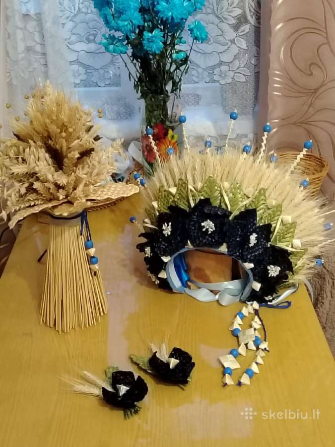 Nacionalinis galvos apdangalas su suknele - nuotraukos Nr. 14