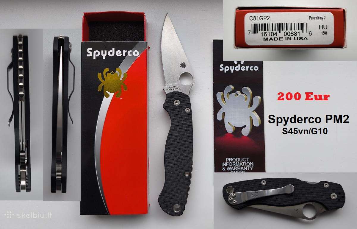 Spyderco (tik originalai)