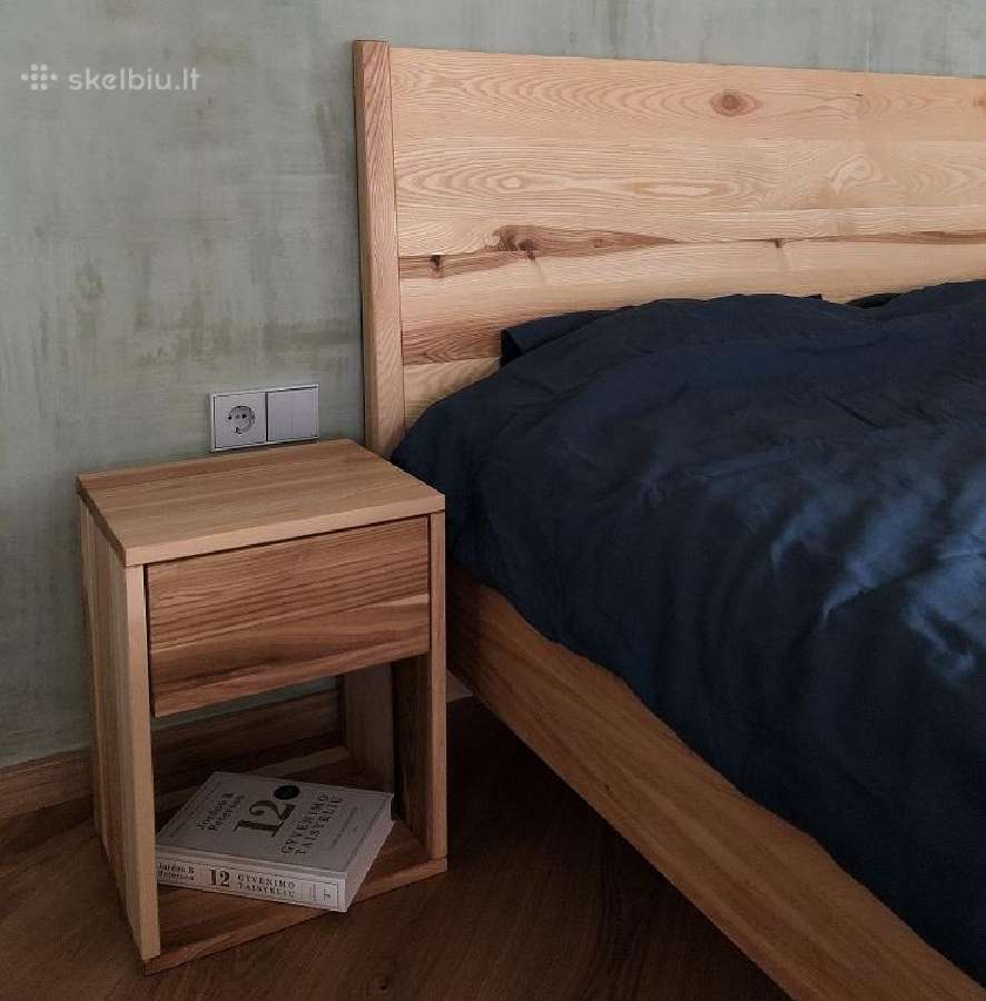 Miegamojo spintelės prie lovos - nuotraukos Nr. 6
