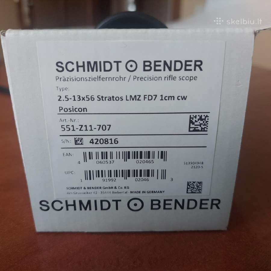 Schmidt & Bender Stratos - nuotraukos Nr. 3