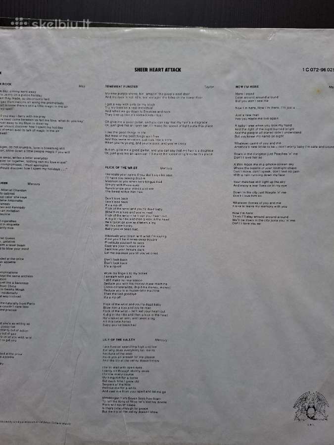 Queen 1974 “Sheer Heart Attack - nuotraukos Nr. 4