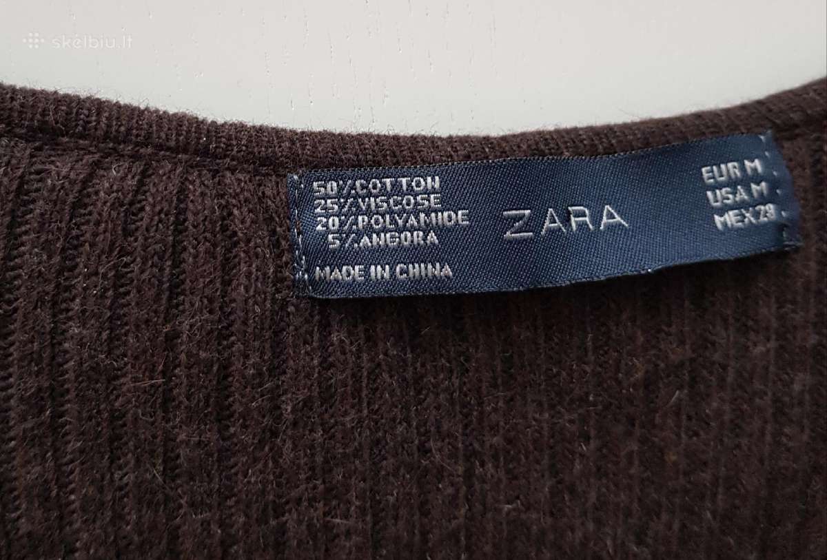 „zara“ moteriška platėjanti tunika su angora - nuotraukos Nr. 9