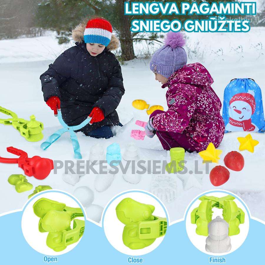 Sniego gniūžtės spaustukas - nuotraukos Nr. 2