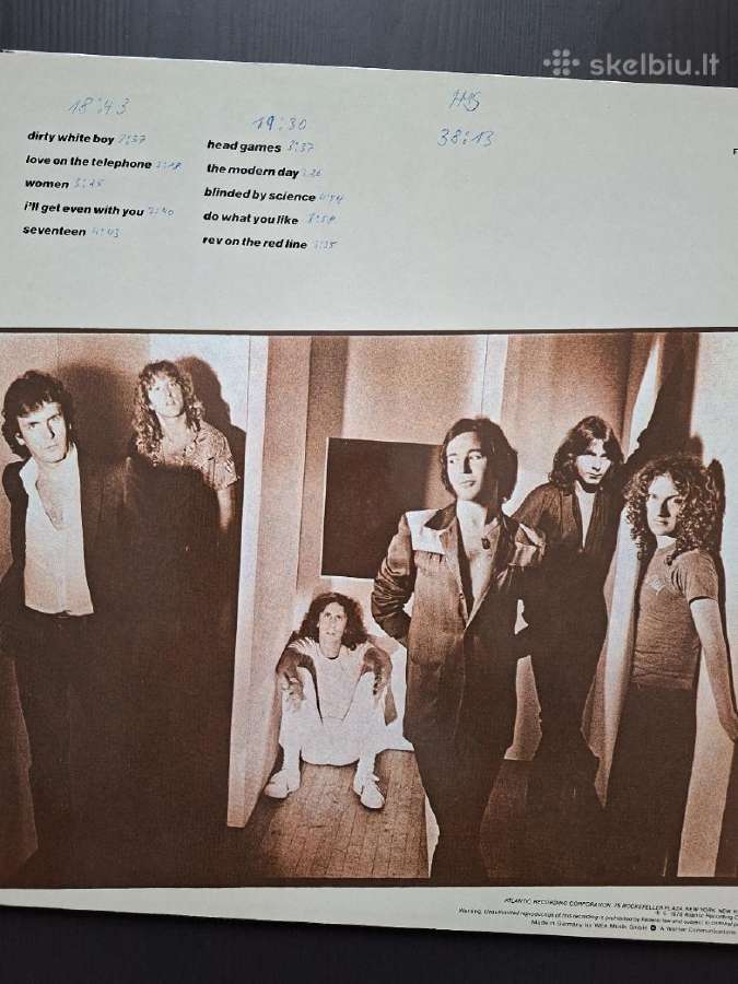 Foreigner 1979 Head Games - nuotraukos Nr. 2