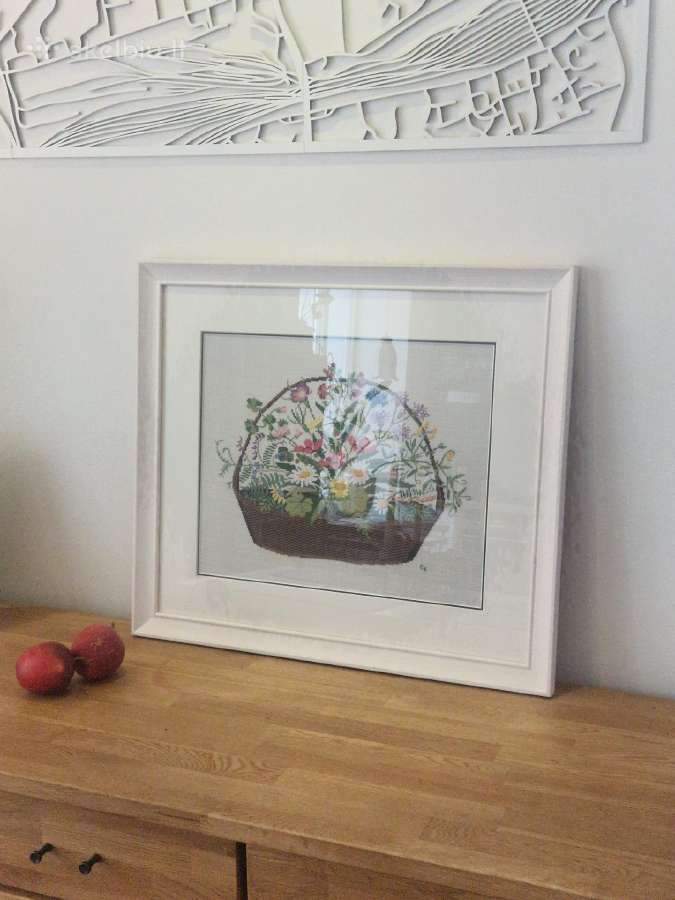 Paveikslas (Gėlės), 60x53 cm