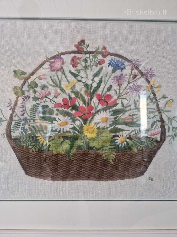 Paveikslas (Gėlės), 60x53 cm - nuotraukos Nr. 5