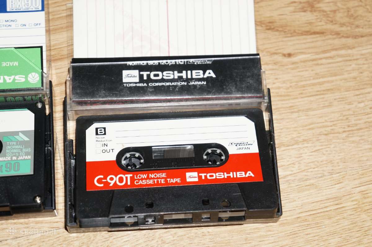 National Sanyo Toshiba garso kasetės - nuotraukos Nr. 5