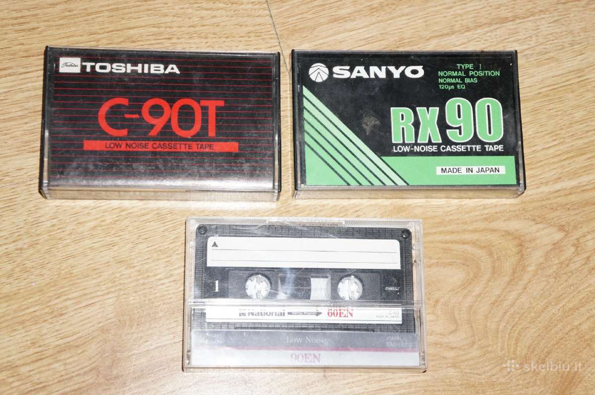 National Sanyo Toshiba garso kasetės - nuotraukos Nr. 2