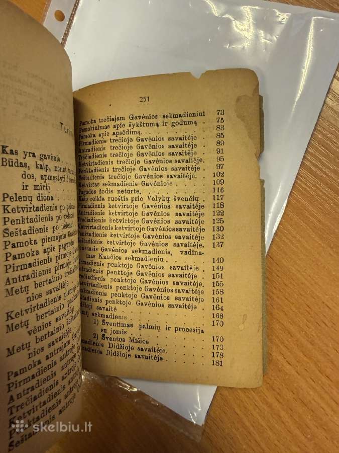 Gavėnios Knyga 1924 - nuotraukos Nr. 6