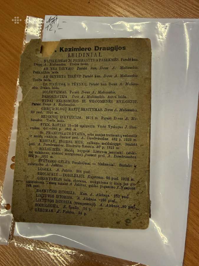 Gavėnios Knyga 1924 - nuotraukos Nr. 8