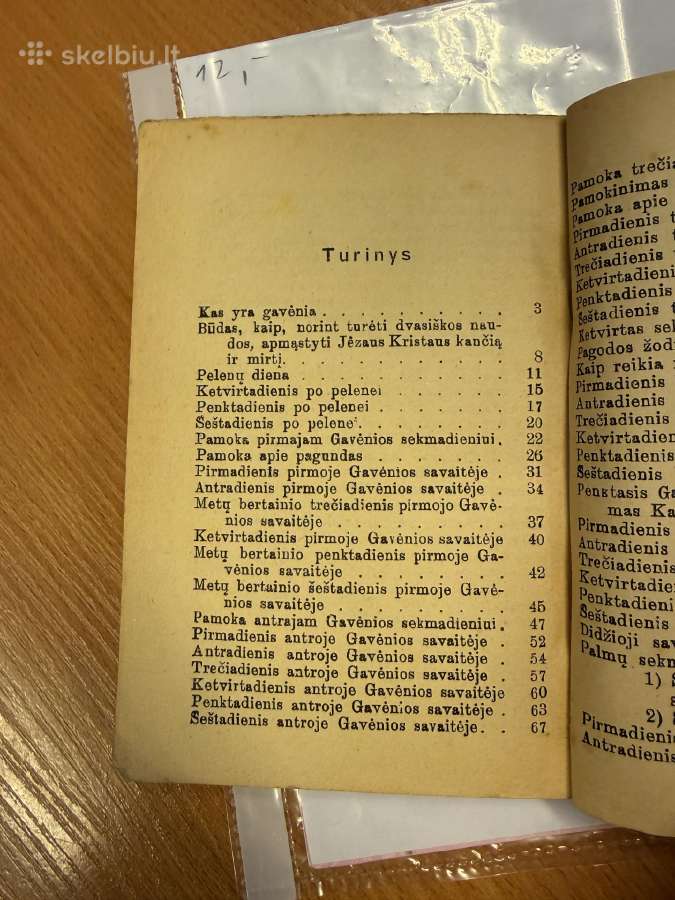 Gavėnios knyga 1924 - nuotraukos Nr. 6