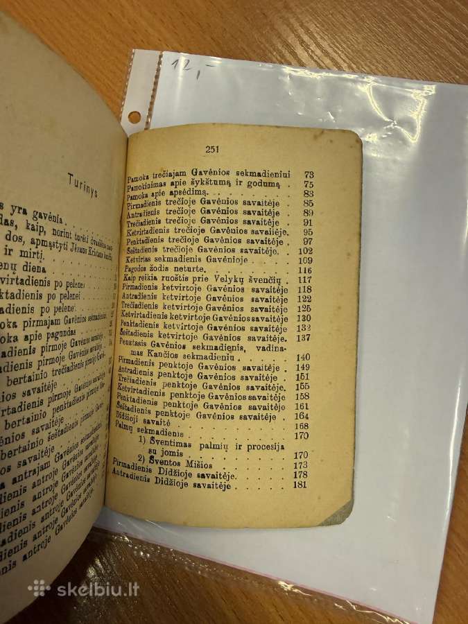 Gavėnios knyga 1924 - nuotraukos Nr. 7
