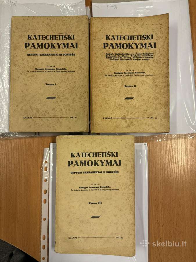 Katechetiški Pamokymai I- III t. 1931m.