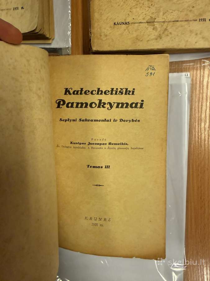 Katechetiški Pamokymai I- III t. 1931m. - nuotraukos Nr. 4
