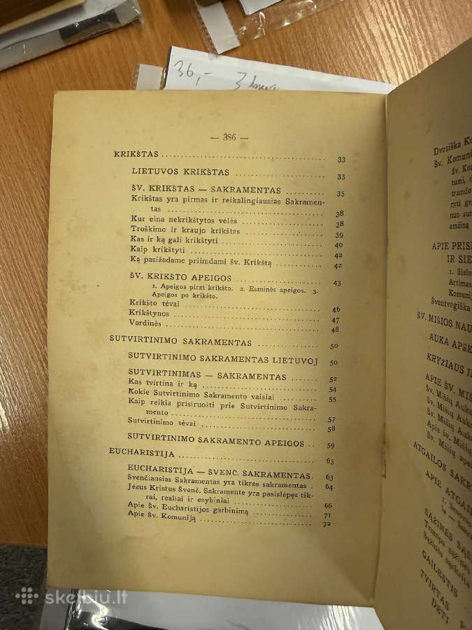 Katechetiški Pamokymai I- III t. 1931m. - nuotraukos Nr. 6