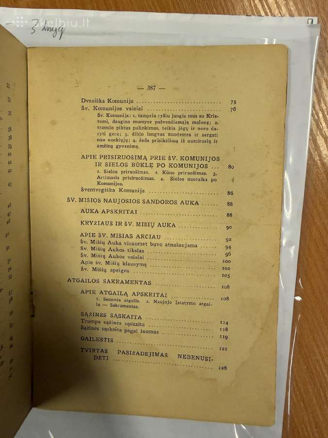 Katechetiški Pamokymai I- III t. 1931m. - nuotraukos Nr. 7