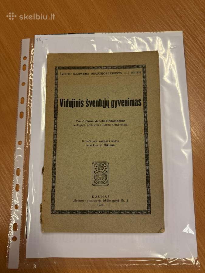 Vidujinis Šventųjų gyvenimas 1924