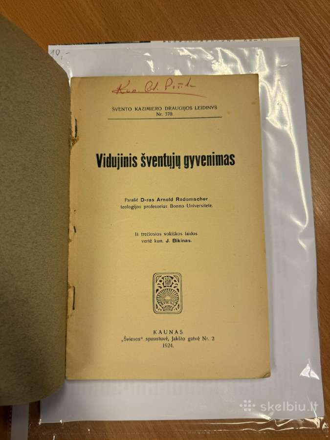 Vidujinis Šventųjų gyvenimas 1924 - nuotraukos Nr. 2