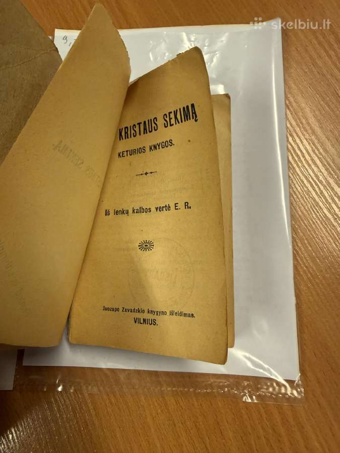 Apie Kristaus sekimą. Keturios knygos. 1915 - nuotraukos Nr. 2