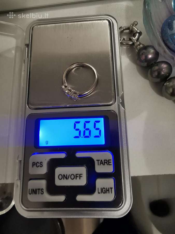 750 sertifikuotas žiedas su 0,50 ct briliantais - nuotraukos Nr. 13