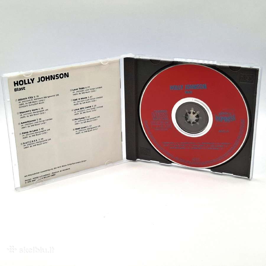 Holly Johnson - Blast (CD, Albumas) - nuotraukos Nr. 3