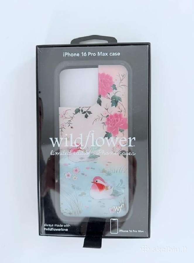 Naujas iPhone 16 Pro Max įdėkliukas Wildflower