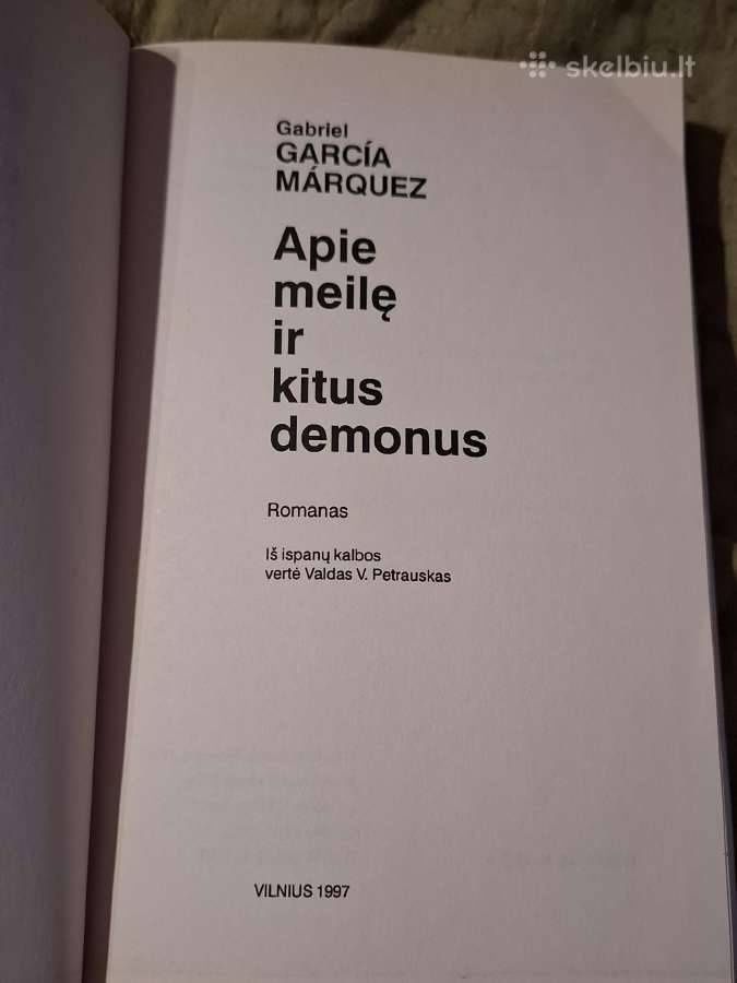 Apie meilę ir kitus demonus - nuotraukos Nr. 3