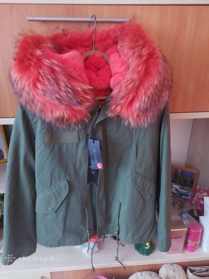 Žieminė striukė parka.