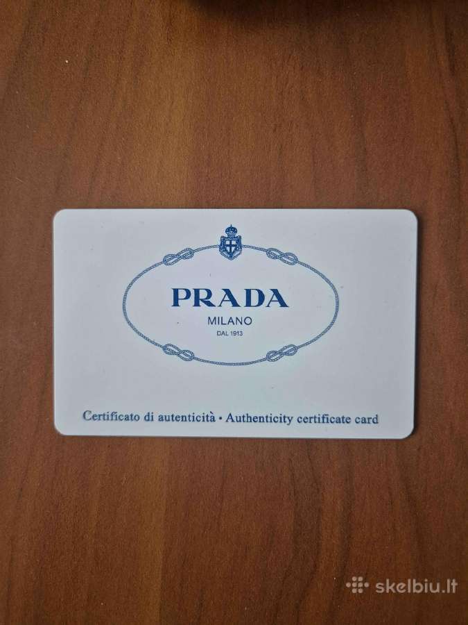 Juoda „prada“ odinė piniginė - nuotraukos Nr. 6