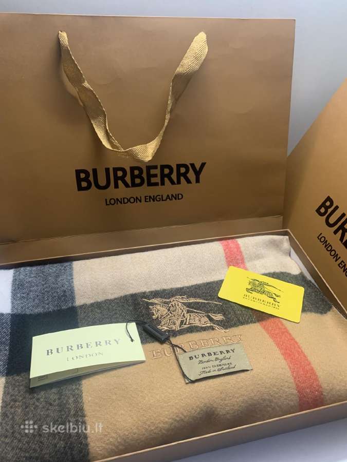 Burberry šalikas - 100% kašmyras