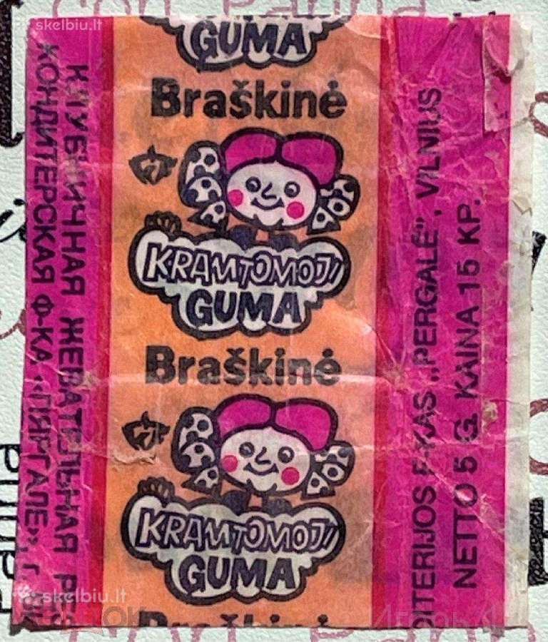 Ieskau Pergales kramtomoji guma fantik :) 5-vnt - nuotraukos Nr. 3