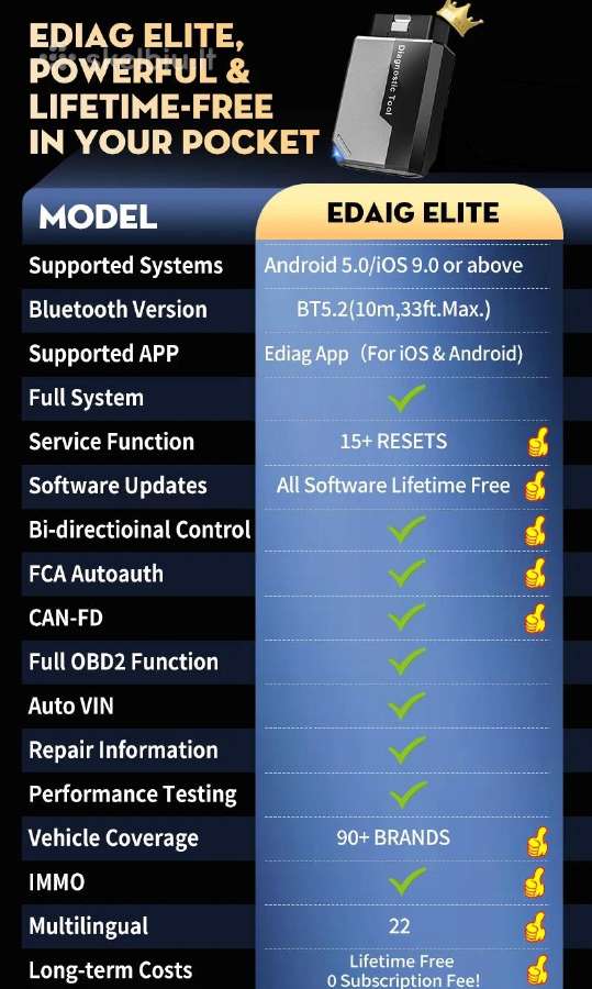 Ediag elite universali diagnostikos įranga - nuotraukos Nr. 4
