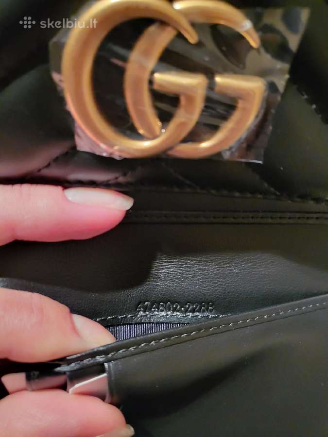 Odinė Gucci piniginė - nuotraukos Nr. 6