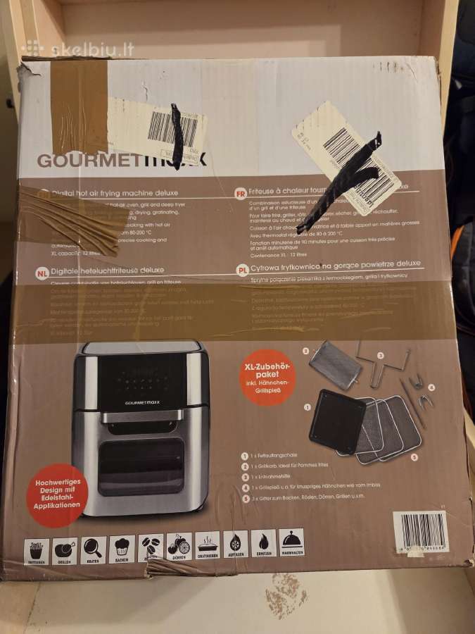 Gourmetmaxx 12 L karšto oro gruzdintuvė / orkaitė - nuotraukos Nr. 4