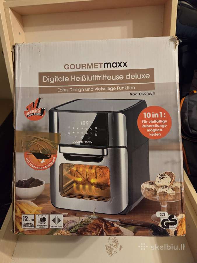 Gourmetmaxx 12 L karšto oro gruzdintuvė / orkaitė