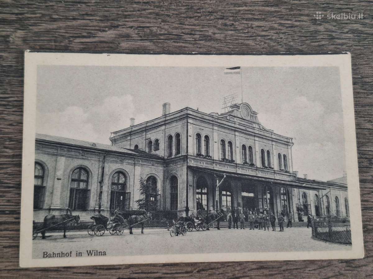 Lietuva 1914 m. Vilniaus gel.stotis, atvirukas