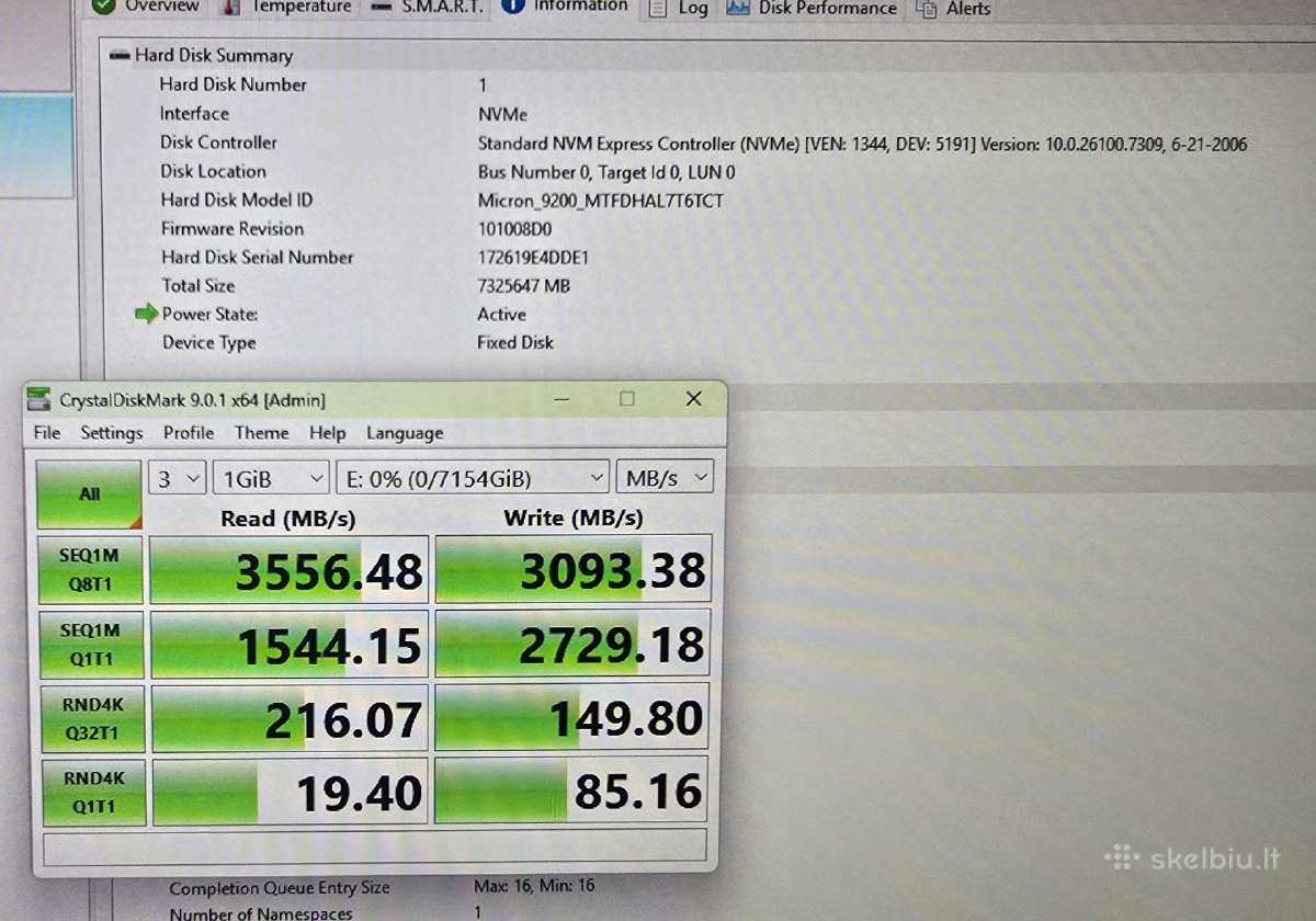 2.5" U.2 U.3 E3.s M.2 Nvme SSD Gen 3.0 4.0 5.0 - nuotraukos Nr. 31
