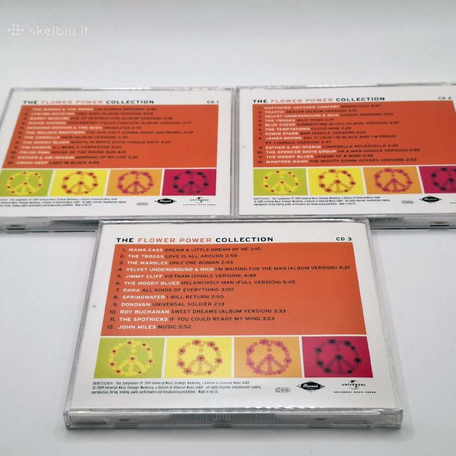 The Flower Power Collection (3 x CD rinkinys) Rock - nuotraukos Nr. 2