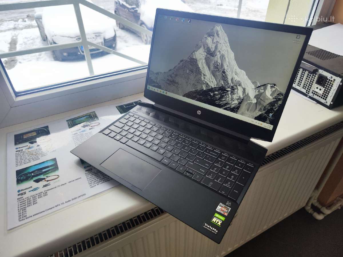 Hp Ryzen 5 5th/144hz/16gb/rtx/b&o/SSD - nuotraukos Nr. 7