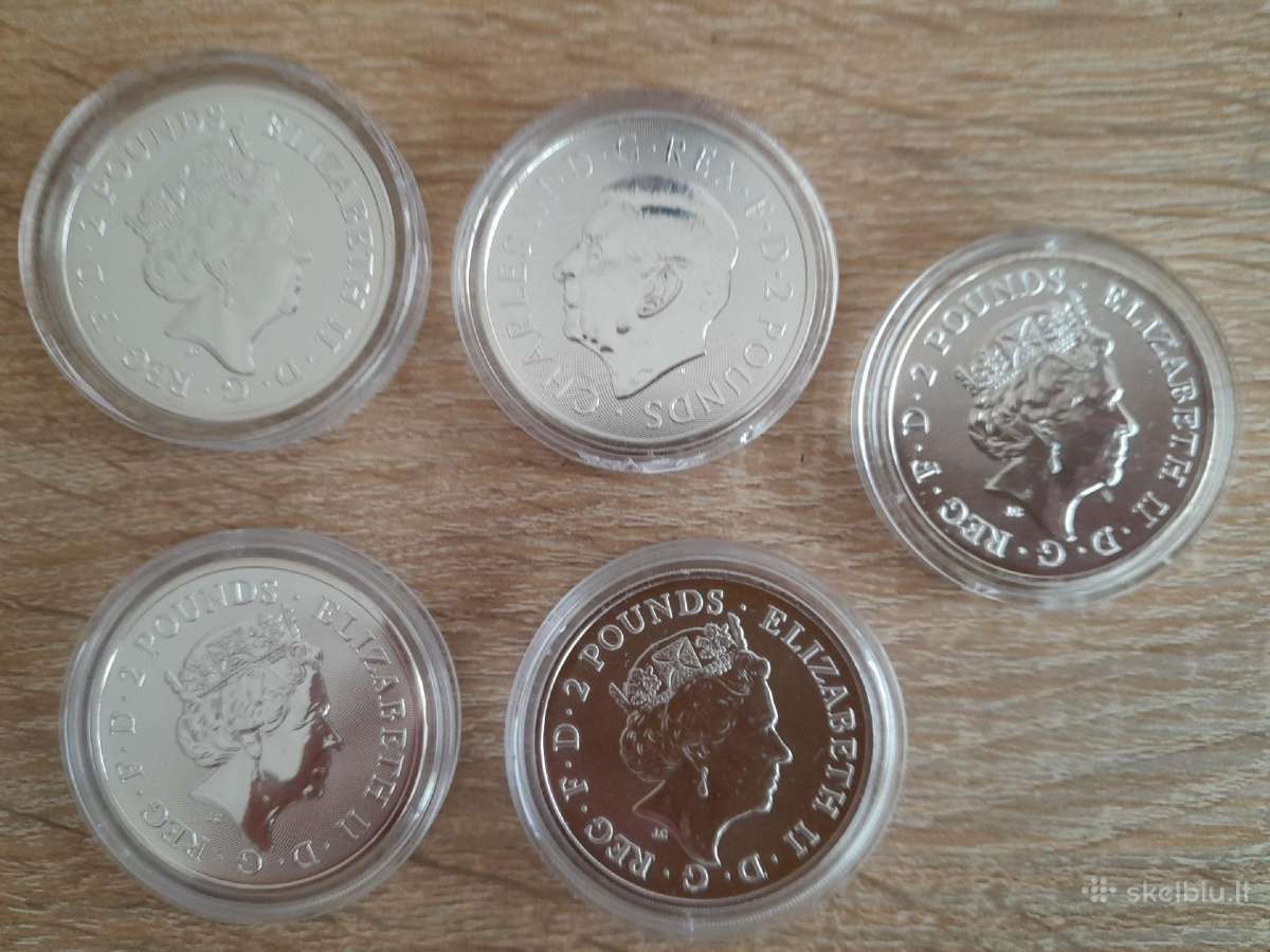1 oz 31.10 g sidabrinės monetos Mitai ir Legendos - nuotraukos Nr. 2