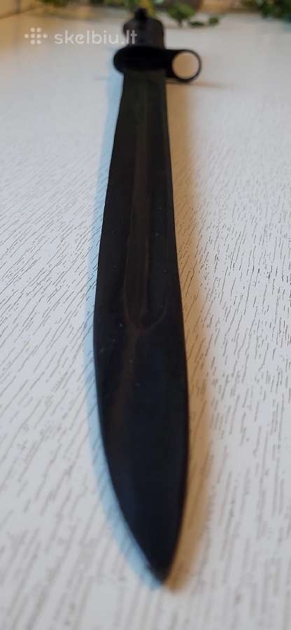Labai ilgas (56 cm) senovinis durklas iš sandėlio. - nuotraukos Nr. 6