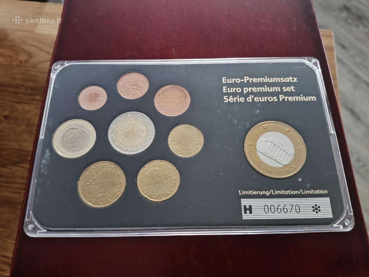 Įvairių šalių euro monetų rinkiniai