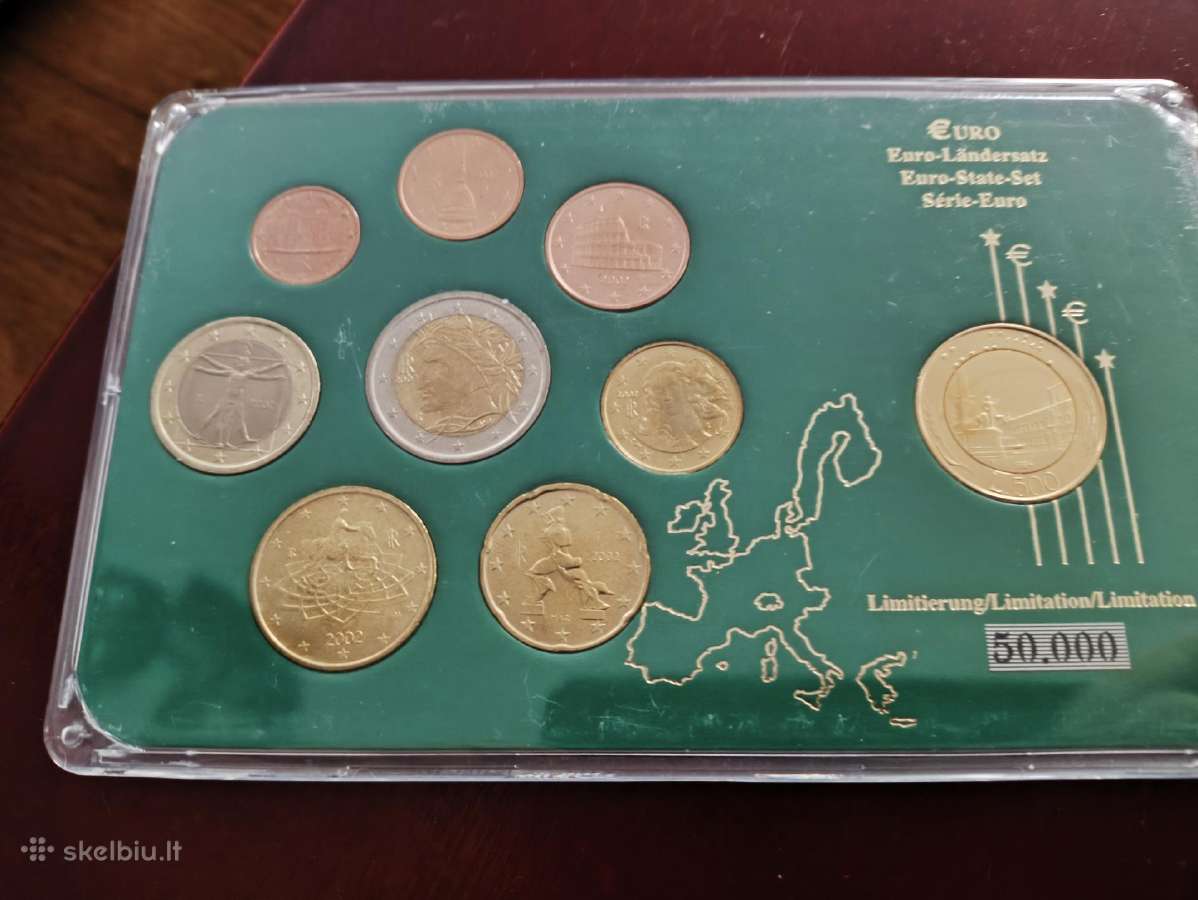 Įvairių šalių euro monetų rinkiniai - nuotraukos Nr. 7